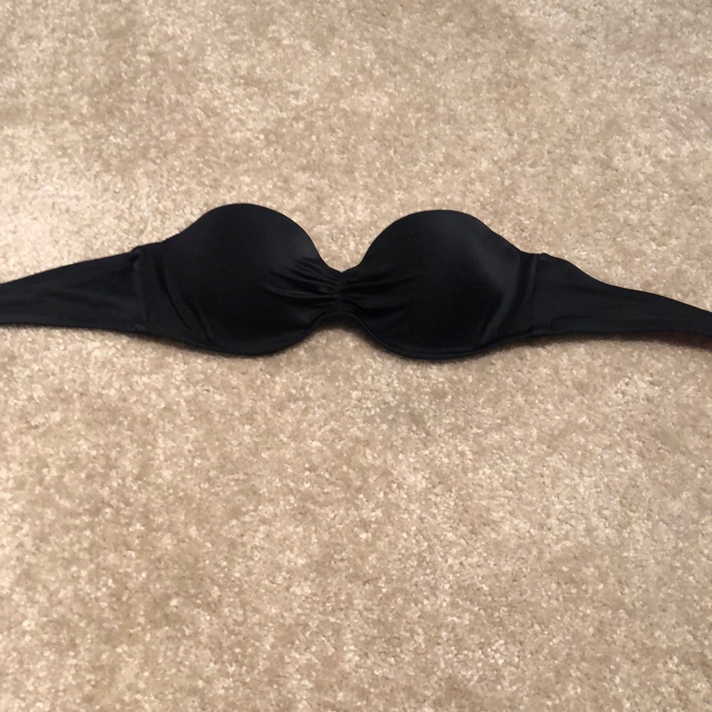 Victoria secret black bandeau top 32A